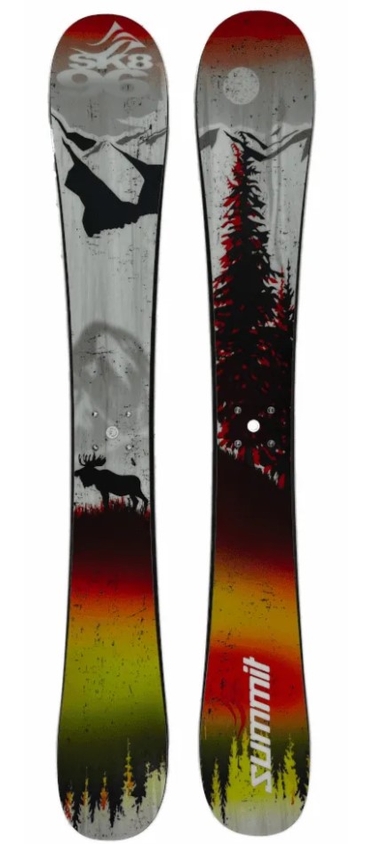 Pair of Summit skiboards Sk8 96 cm