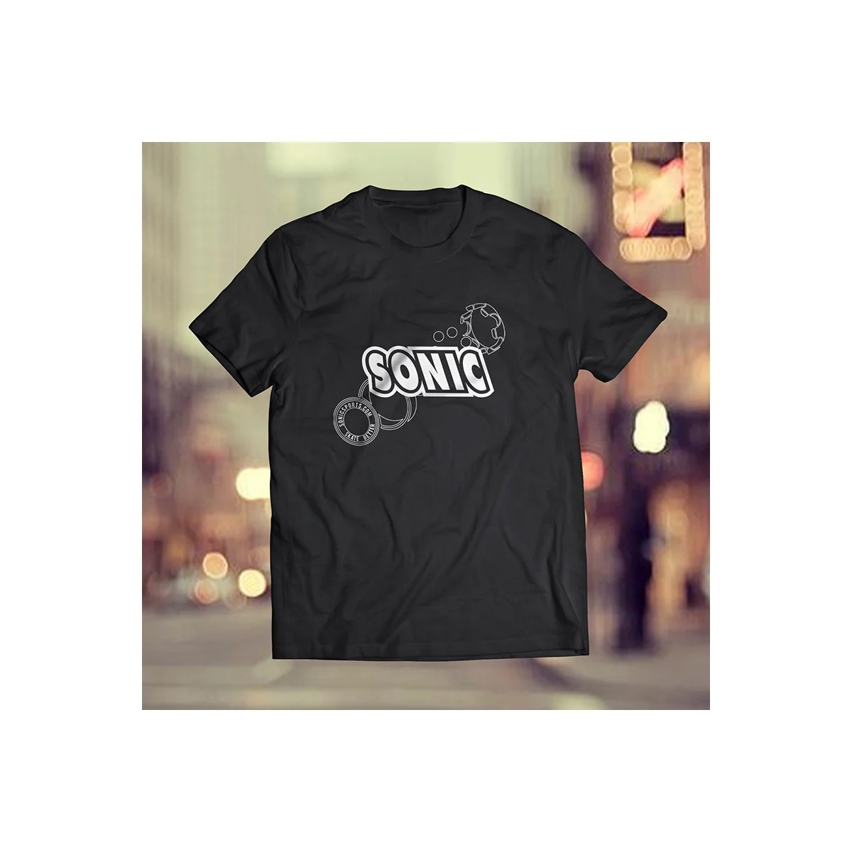 sonic t shirt black