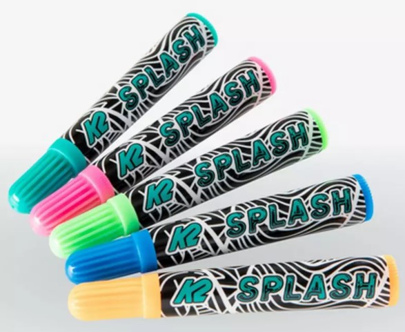 The pencils to colour the K2 kids youth skeeler Raider Splash