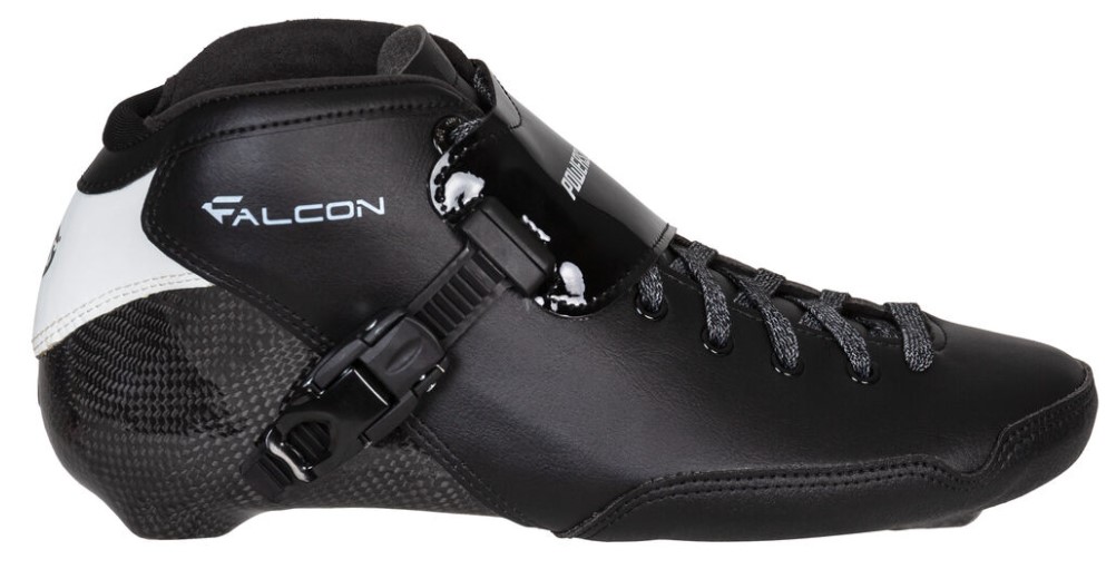 Falcon Black boot only race skeeler in carbon