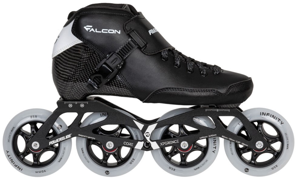 Powerslide Falcon race inline skate with 4 wheels of 90 mm