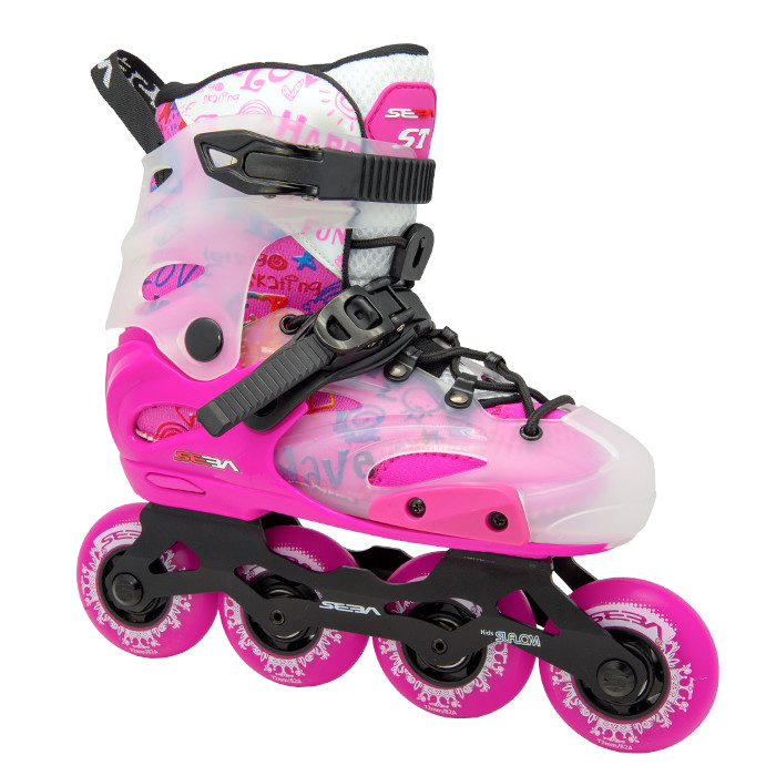 seba st mx pink inline skate for kids