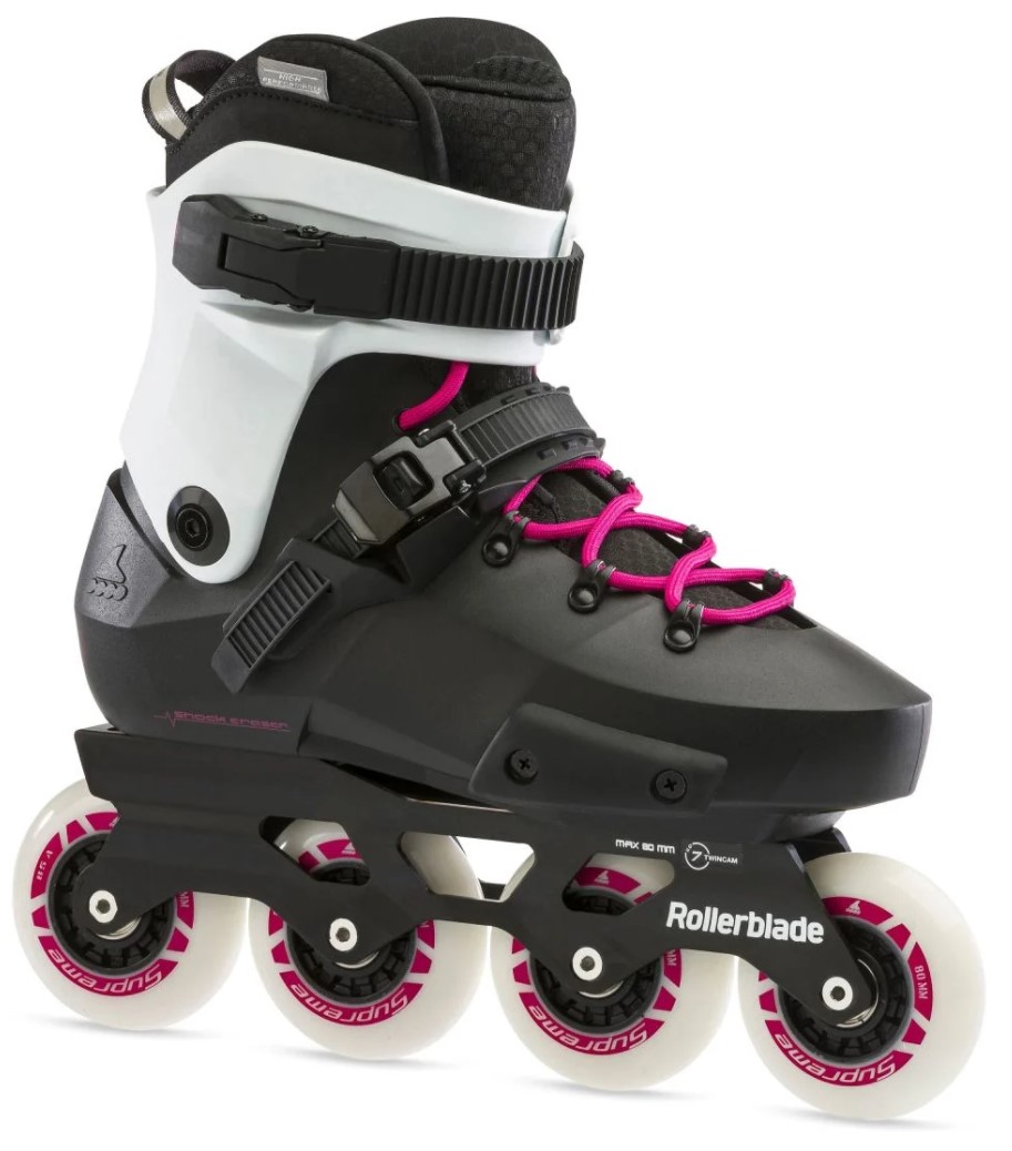 Rollerblade Twister Edge W White Black freeride inline skate with four wheels