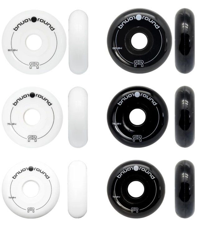 multiple diameters of the FR Round wheel